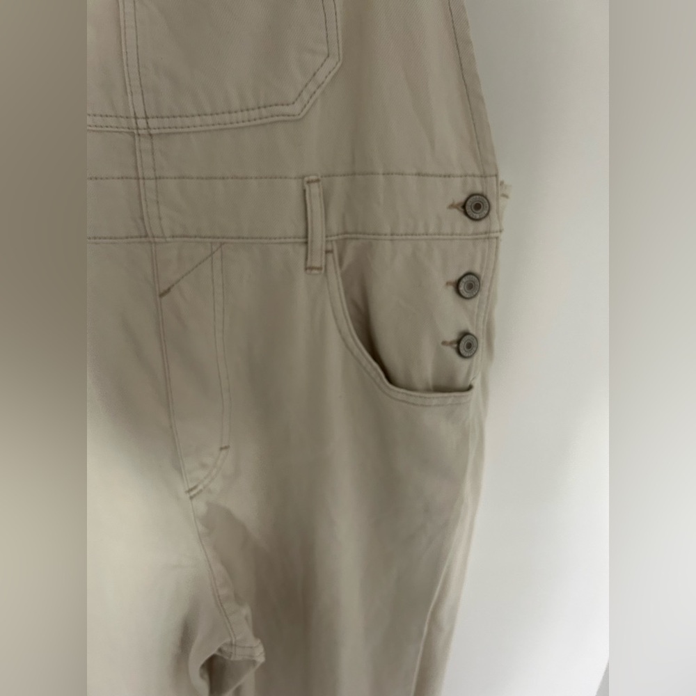 We The Free Ziggy Denim Overalls parchment color - Picture 6 of 11
